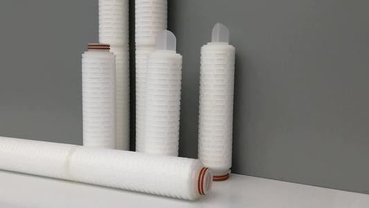 Cartucho de filtro plisado PP de la reducción 0.1um de la presión